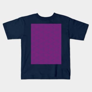 Magenta Violet Kaleidoscoe Kids T-Shirt